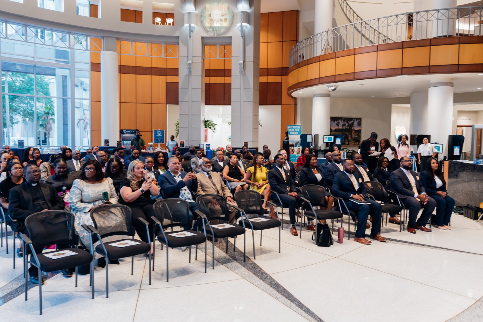 NHACCC inauguration audience — engaged community